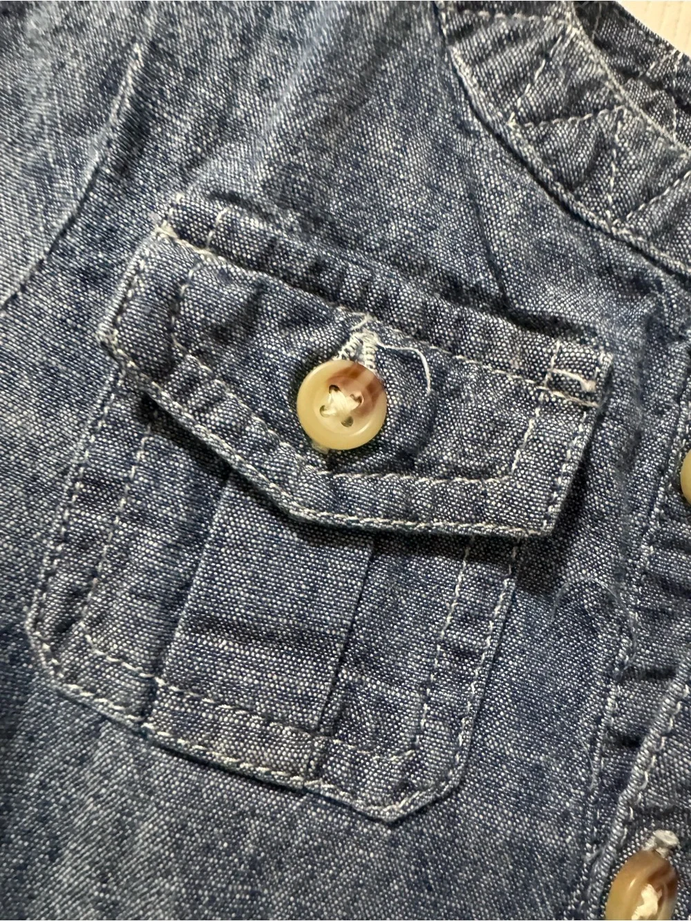 Ralph Lauren Blue Denim Chambray Dress for Kids